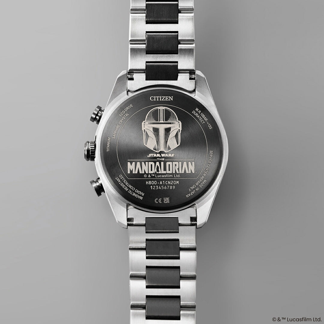 シチズン アテッサ ACT Line スター・ウォーズ 『マンダロリアン』 限定モデル AT8385-55E メンズ 腕時計 ソーラー 電波 クロノグラフ