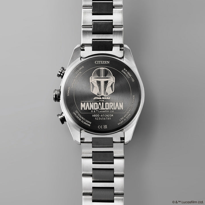 シチズン アテッサ ACT Line スター・ウォーズ 『マンダロリアン』 限定モデル AT8385-55E メンズ 腕時計 ソーラー 電波 クロノグラフ