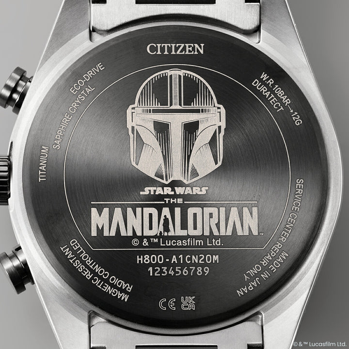 シチズン アテッサ ACT Line スター・ウォーズ 『マンダロリアン』 限定モデル AT8385-55E メンズ 腕時計 ソーラー 電波 クロノグラフ