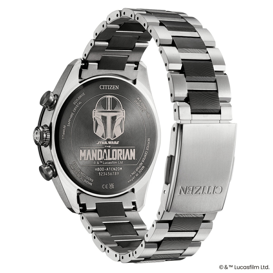 シチズン アテッサ ACT Line スター・ウォーズ 『マンダロリアン』 限定モデル AT8385-55E メンズ 腕時計 ソーラー 電波 クロノグラフ
