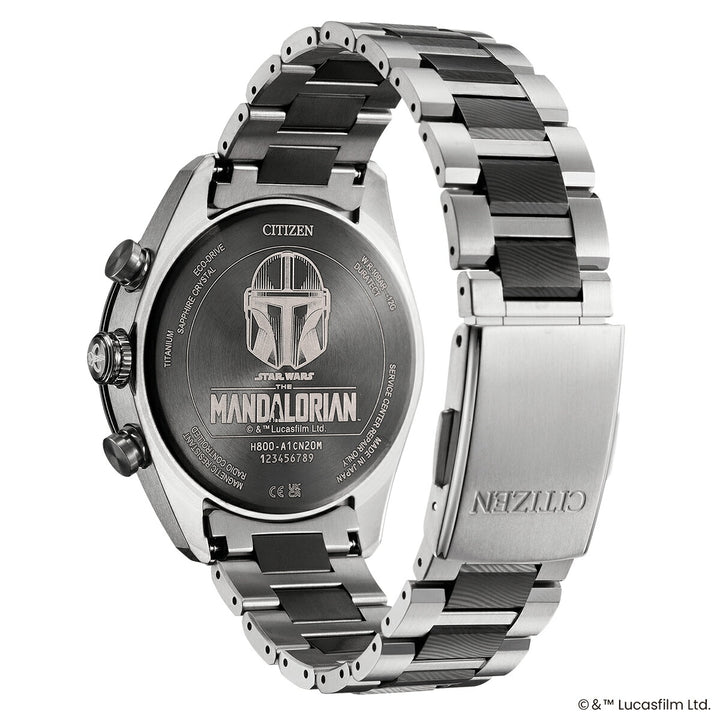 シチズン アテッサ ACT Line スター・ウォーズ 『マンダロリアン』 限定モデル AT8385-55E メンズ 腕時計 ソーラー 電波 クロノグラフ