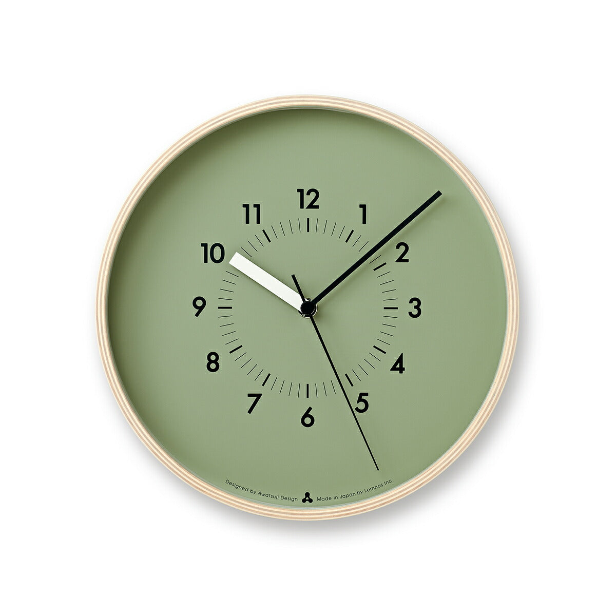 タカタレムノス 掛け時計 カーサ ソソ クオーツ 電池式 グリーン