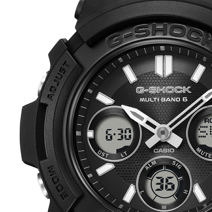 G-SHOCK FIRE PACKAGE ファイアー・パッケージ 2026 AWG-M100FP-1A1JR メンズ 電波ソーラー アナデジ 樹脂バンド ブラック