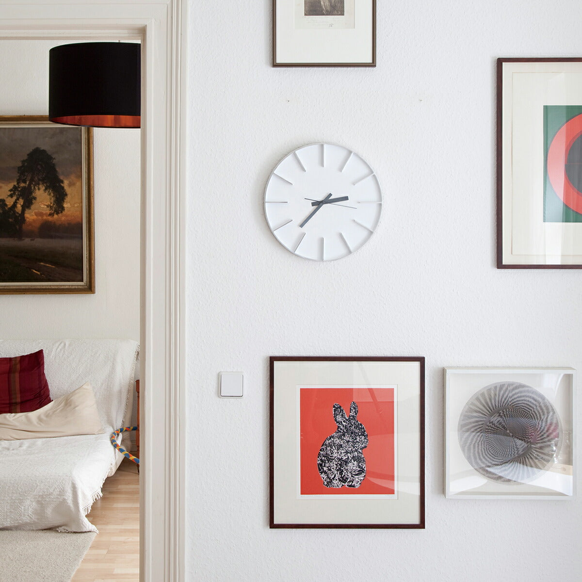 タカタレムノス 掛け時計 デザインオブジェクト エッジクロック