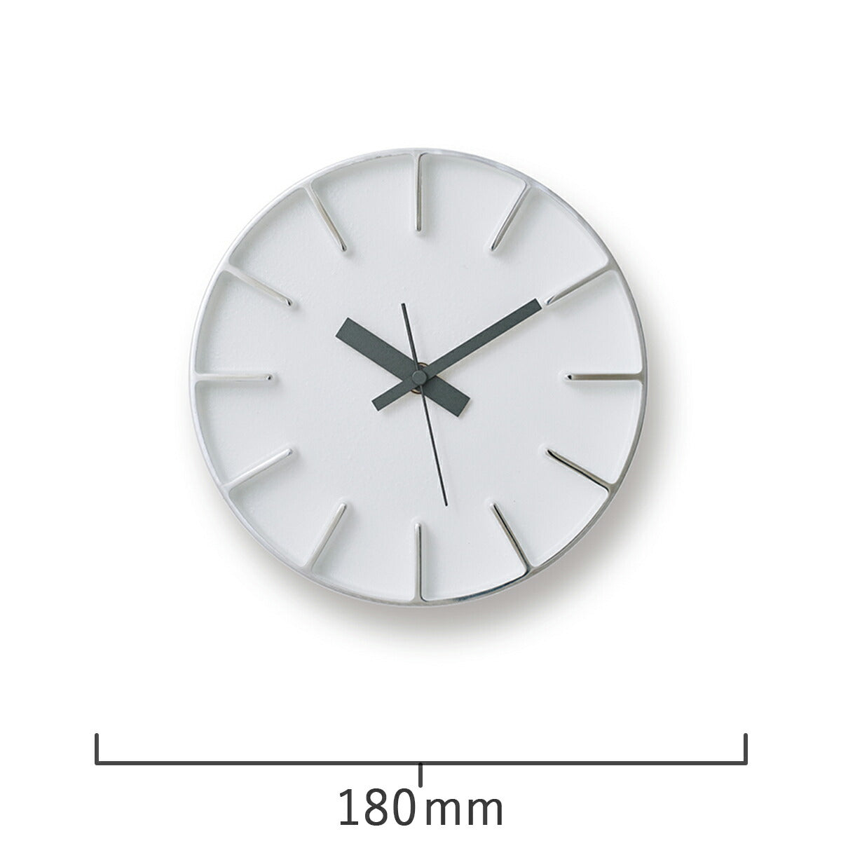 タカタレムノス 掛け時計 デザインオブジェクト エッジクロック