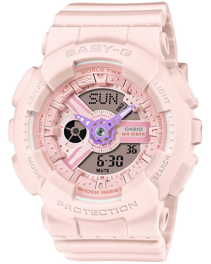 CASIO Baby-G Bluetooth 腕時計 ピンク/グレー BABY-G ベビーG Baby-G 女の子 キッズ デジタル レディース BGD