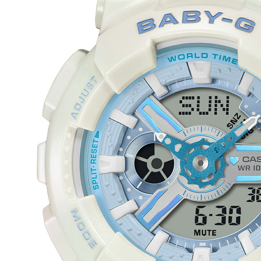 BABY-G プリズムドリーミーカラー BA-110PD-2AJF レディース 電池式 アナデジ ビッグケース 樹脂バンド ブルー