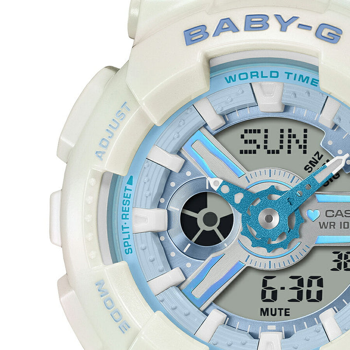 BABY-G プリズムドリーミーカラー BA-110PD-2AJF レディース 電池式 アナデジ ビッグケース 樹脂バンド ブルー