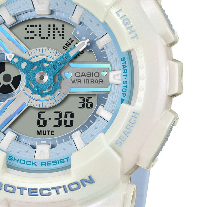 BABY-G プリズムドリーミーカラー BA-110PD-2AJF レディース 電池式 アナデジ ビッグケース 樹脂バンド ブルー