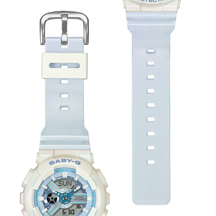 BABY-G プリズムドリーミーカラー BA-110PD-2AJF レディース 電池式 アナデジ ビッグケース 樹脂バンド ブルー