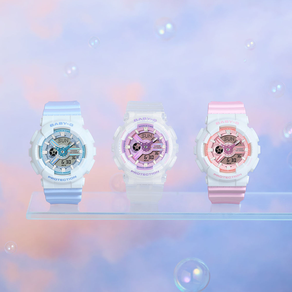 BABY-G プリズムドリーミーカラー BA-110PD-2AJF レディース 電池式 BABY-G プリズムドリーミーカラー BA-110PD-2AJF レディース 電池式