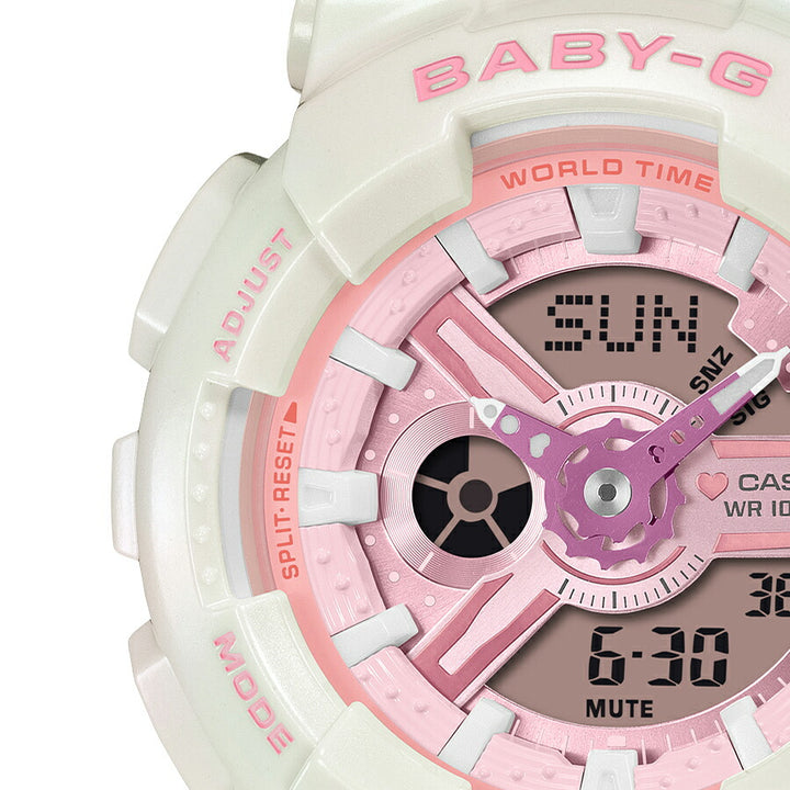 BABY-G プリズムドリーミーカラー BA-110PD-4AJF レディース 電池式 アナデジ ビッグケース 樹脂バンド ピンク