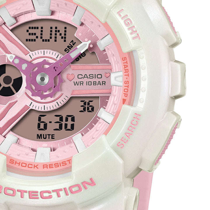 BABY-G プリズムドリーミーカラー BA-110PD-4AJF レディース 電池式 アナデジ ビッグケース 樹脂バンド ピンク