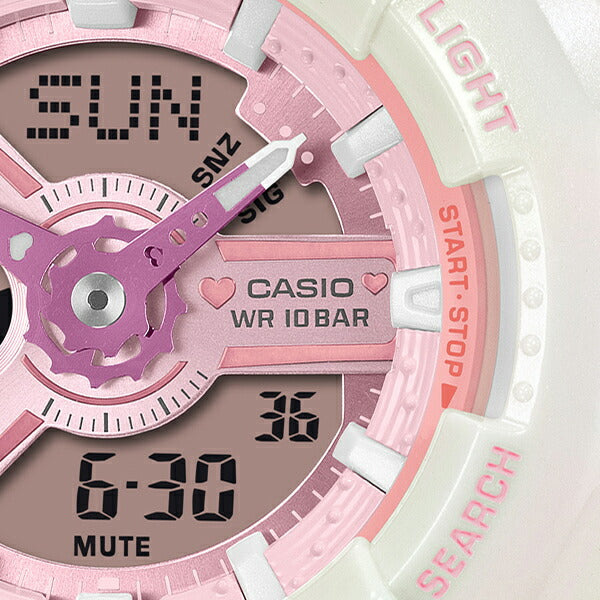 BABY-G プリズムドリーミーカラー BA-110PD-4AJF レディース 電池式 アナデジ ビッグケース 樹脂バンド ピンク