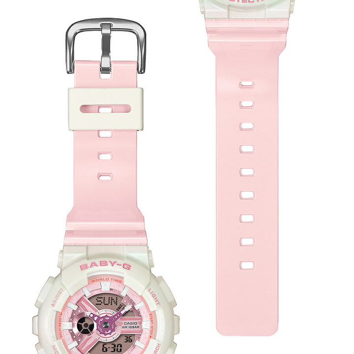 BABY-G プリズムドリーミーカラー BA-110PD-4AJF レディース 電池式 アナデジ ビッグケース 樹脂バンド ピンク