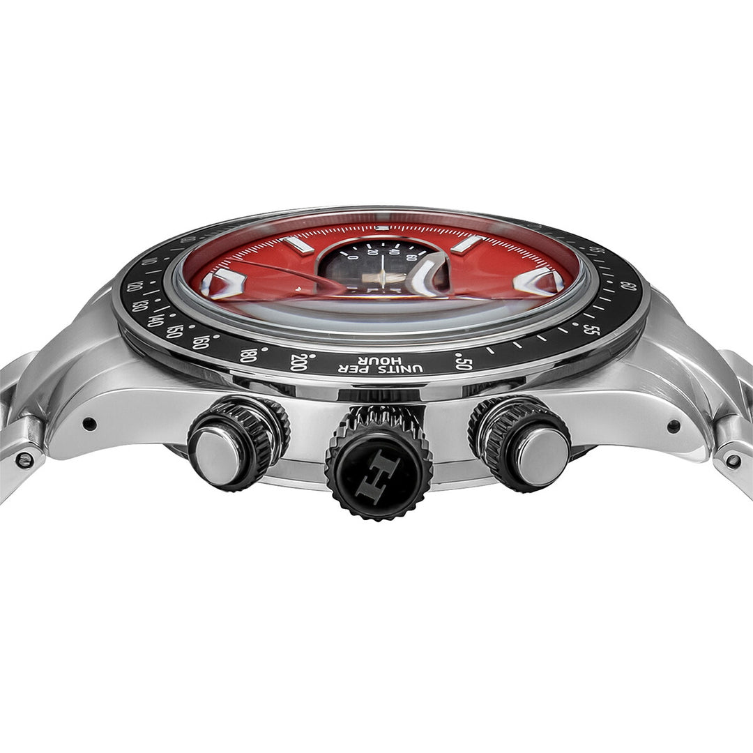 エンジェルクローバー バリバリ伝説 コラボレーションモデル 巨摩 郡 HONDA CB750F BA40-GUN メンズ ソーラー クロノグラフ