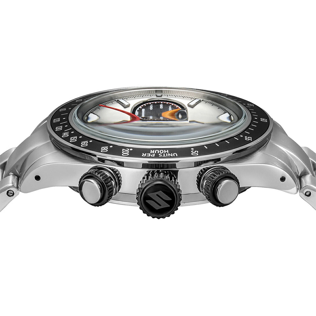 エンジェルクローバー バリバリ伝説 コラボレーションモデル 聖 秀吉 SUZUKI GSX750S KATANA BA40-HI メンズ ソーラー クロノグラフ