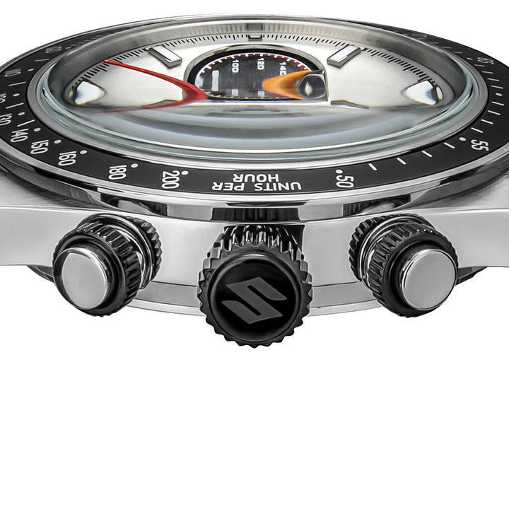 エンジェルクローバー バリバリ伝説 コラボレーションモデル 聖 秀吉 SUZUKI GSX750S KATANA BA40-HI メンズ ソーラー クロノグラフ