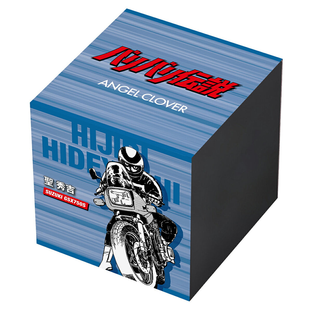 エンジェルクローバー バリバリ伝説 コラボレーションモデル 聖 秀吉 SUZUKI GSX750S KATANA BA40-HI メンズ ソーラー クロノグラフ
