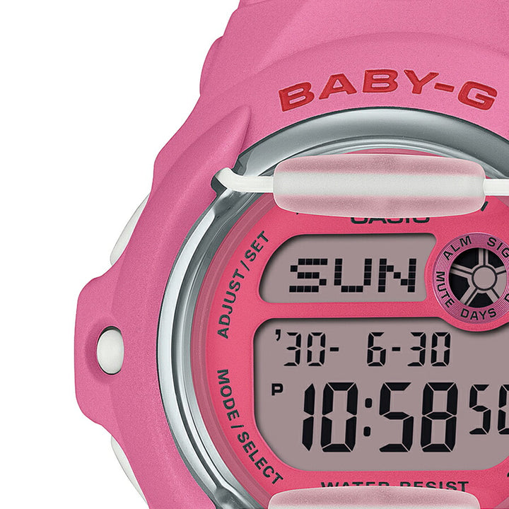 BABY-G チェリーレッドアクセント BG-169CH-4JF レディース 腕時計 電池式 デジタル 樹脂バンド フロントプロテクター 国内正規品 カシオ