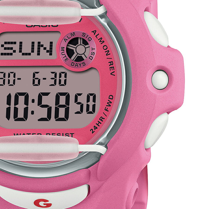 BABY-G チェリーレッドアクセント BG-169CH-4JF レディース 腕時計 電池式 デジタル 樹脂バンド フロントプロテクター 国内正規品 カシオ