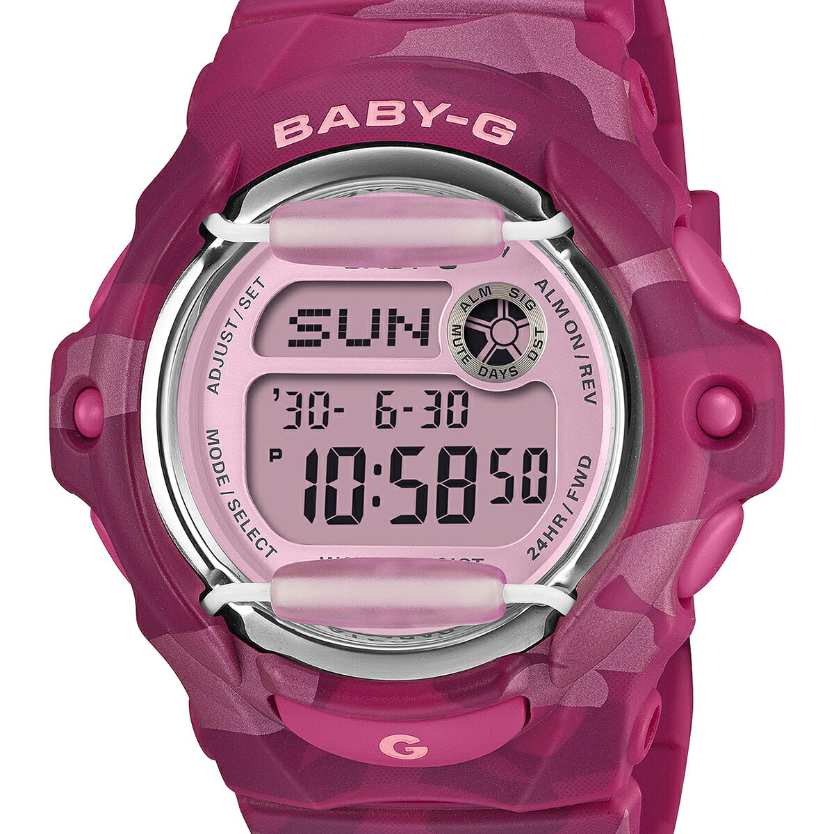 BABY-G BGA-1100-4BJF レディース 電波 ソーラー アナデジ ピンク