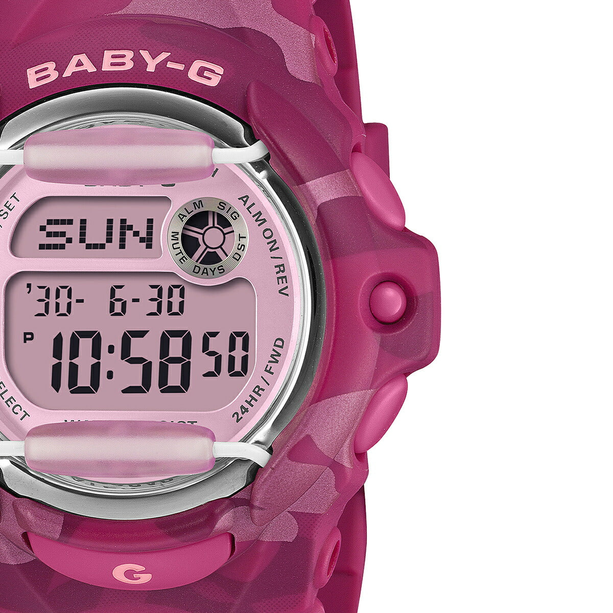 6月19日発売》BABY-G カラーカモフラージュ ピンク BG-169CM-4JF