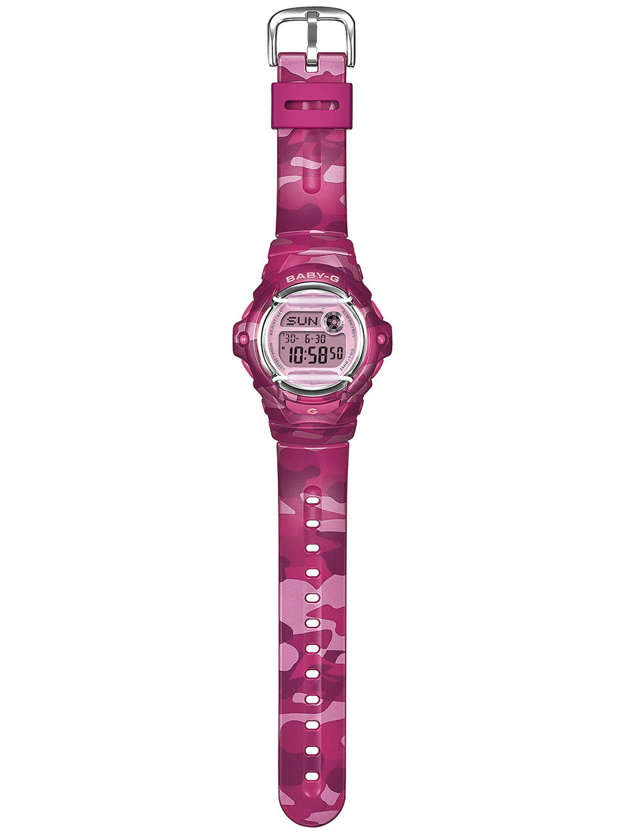 BABY-G カラーカモフラージュ ピンク BG-169CM-4JF レディース 電池式 デジタル 樹脂バンド フロントプロテクター