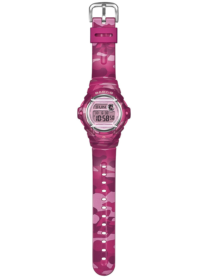 BABY-G カラーカモフラージュ ピンク BG-169CM-4JF レディース 電池式 デジタル 樹脂バンド フロントプロテクター