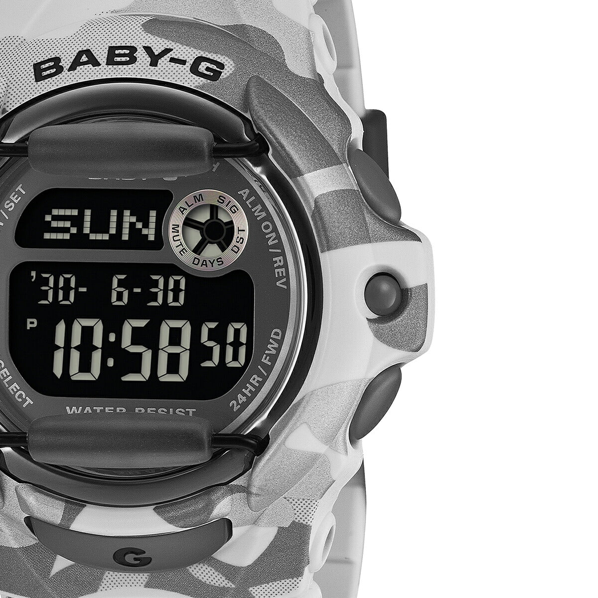 6月19日発売》BABY-G カラーカモフラージュ グレー BG-169CMB-8JF