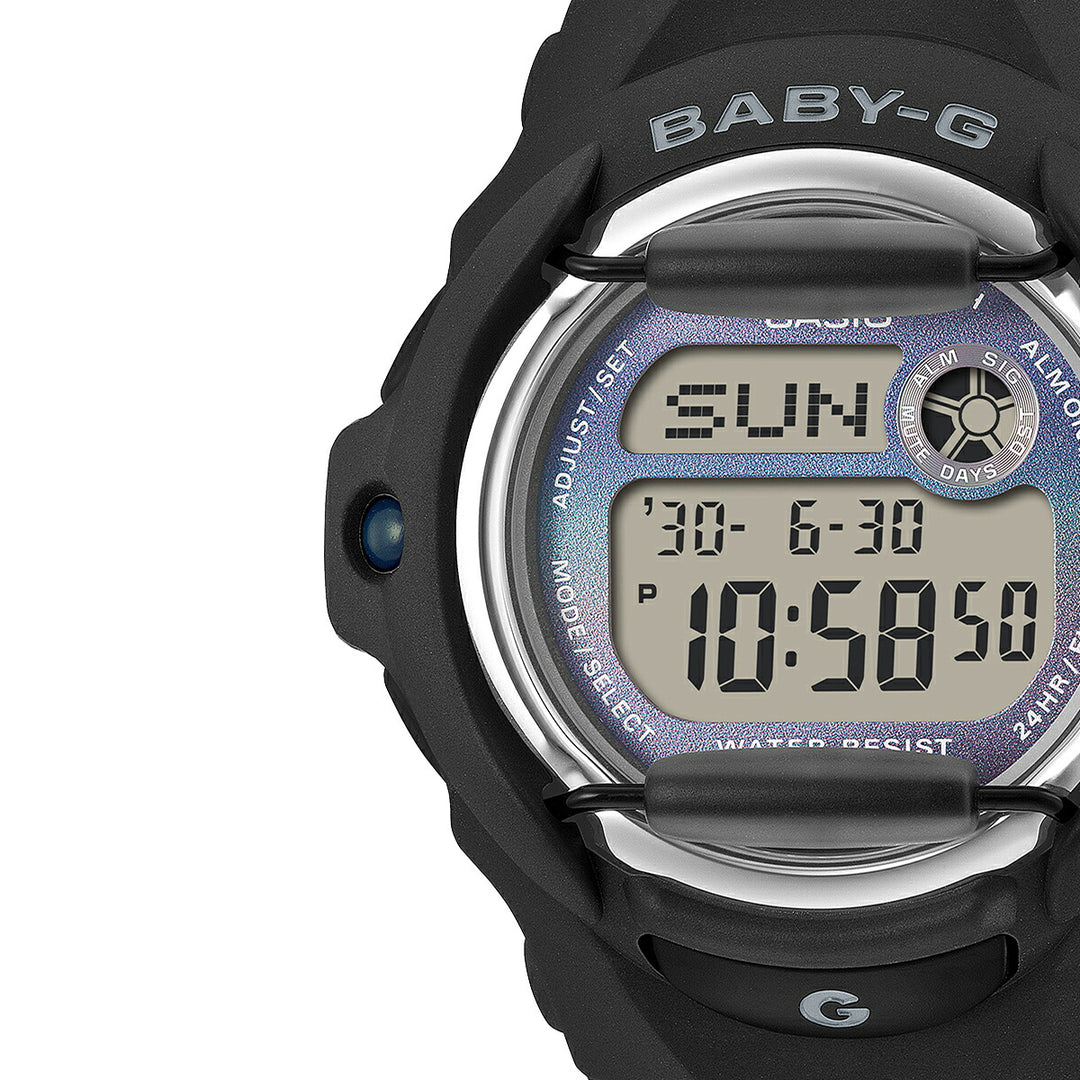 BABY-G グランジ グラジエントダイヤル ブラック BG-169GD-1JF レディース 電池式 デジタル 樹脂バンド フロントプロテクター