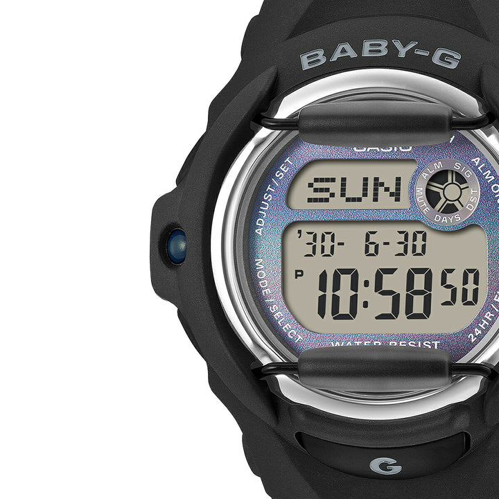 BABY-G グランジ グラジエントダイヤル ブラック BG-169GD-1JF レディース 電池式 デジタル 樹脂バンド フロントプロテクター