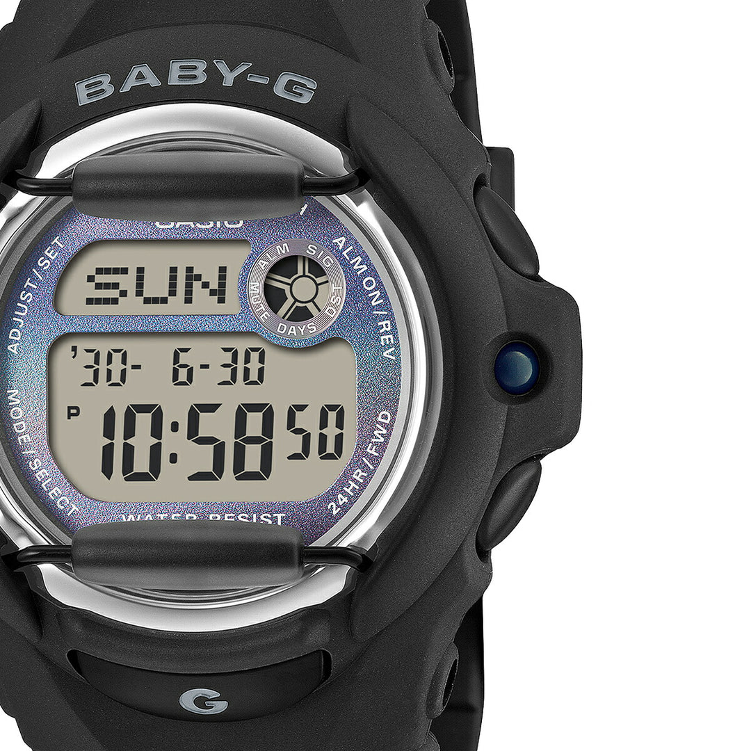 BABY-G グランジ グラジエントダイヤル ブラック BG-169GD-1JF レディース 電池式 デジタル 樹脂バンド フロントプロテクター