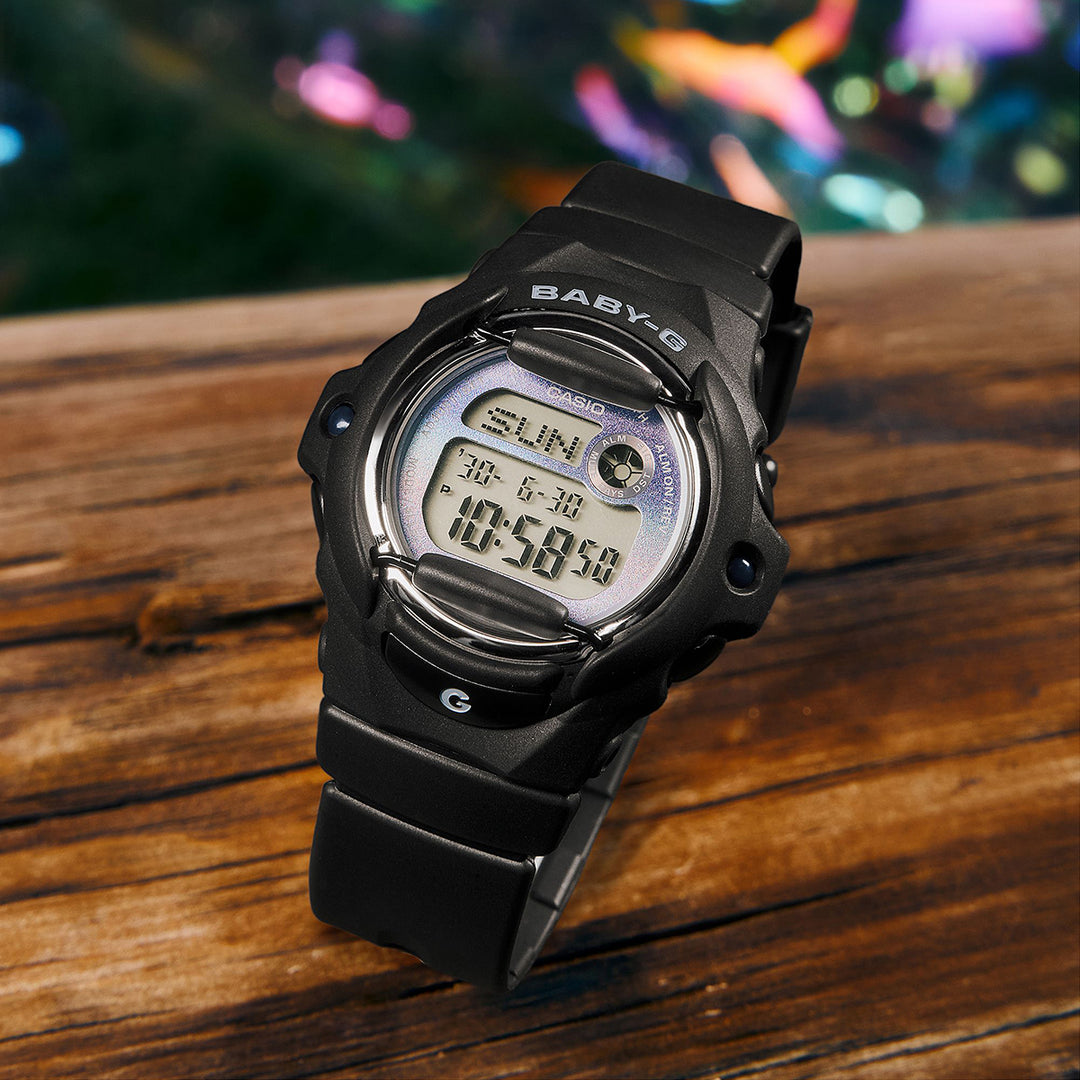 BABY-G グランジ グラジエントダイヤル ブラック BG-169GD-1JF レディース 電池式 デジタル 樹脂バンド フロントプロテクター