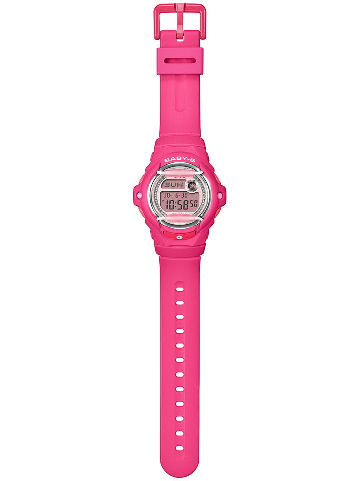 BABY-G グリッターダイヤル BG-169KB-4B1JF レディース 電池式 デジタル 樹脂バンド フロントプロテクター ピンク