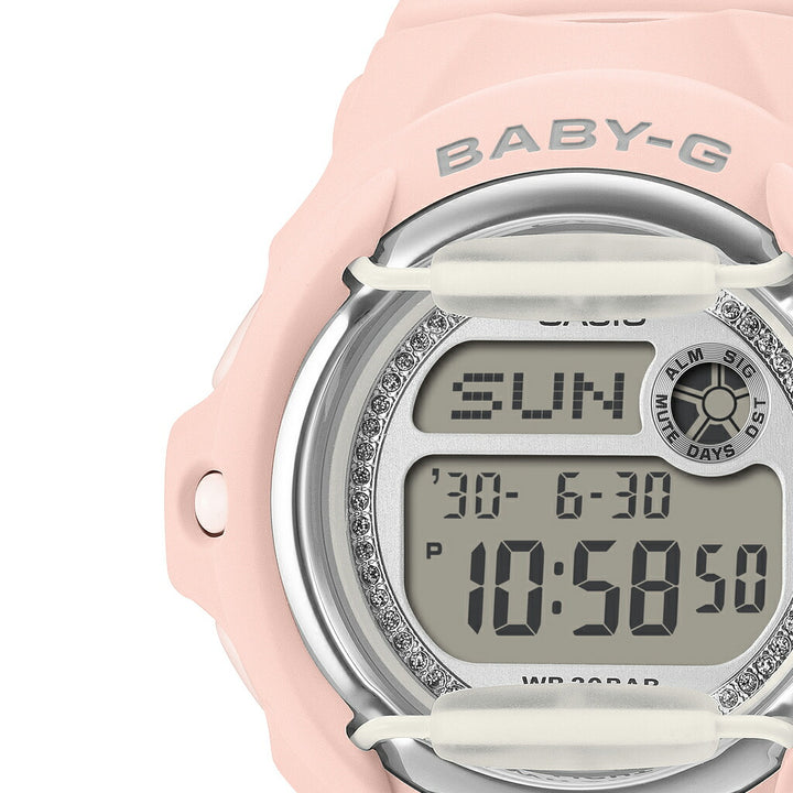BABY-G グリッターダイヤル BG-169KB-4JF レディース 電池式 デジタル 樹脂バンド フロントプロテクター ピンク