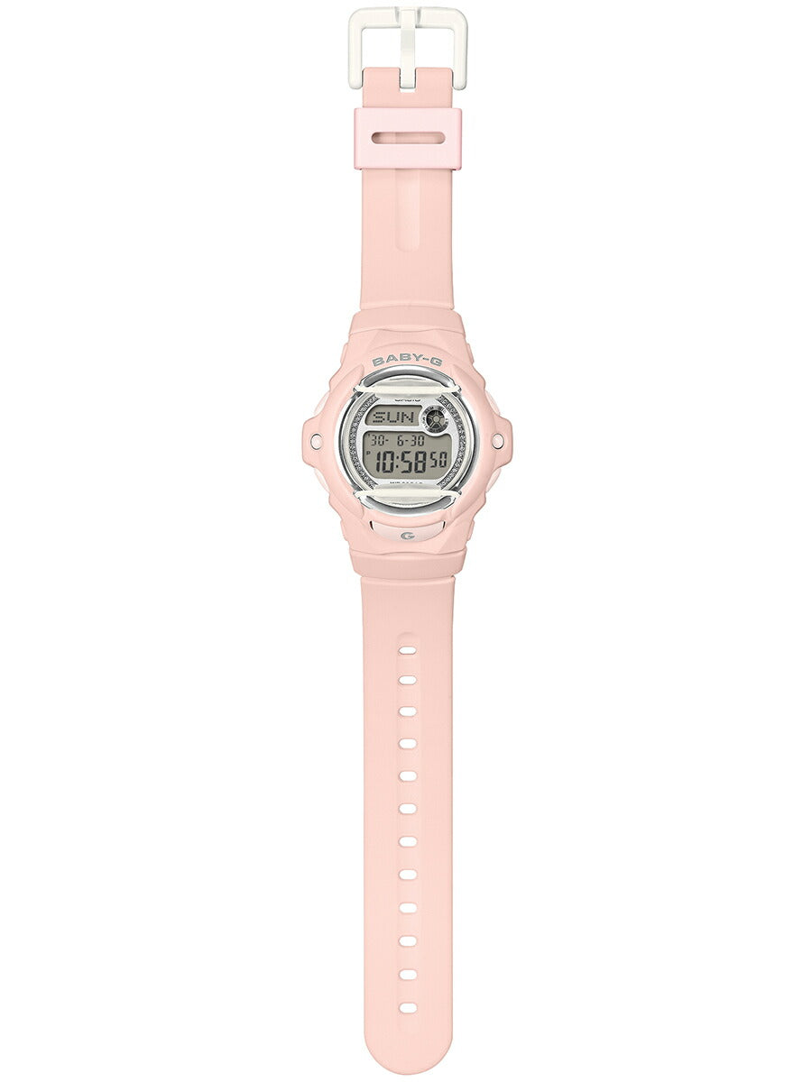 BABY-G グリッターダイヤル BG-169KB-4JF レディース 電池式 デジタル 樹脂バンド フロントプロテクター ピンク