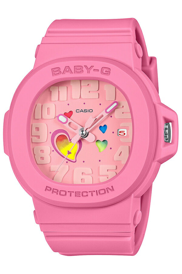 BABY-G プレイフルハーツシリーズ BGA-10-4AJF レディース 電池式 アナログ 樹脂バンド ピンク 国内正規品 カシオ