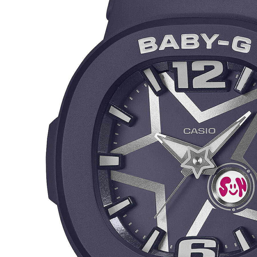 BABY-G スペースポップダイヤル BGA-10D-2A1JF レディース 電池式 アナログ 樹脂バンド ネイビー