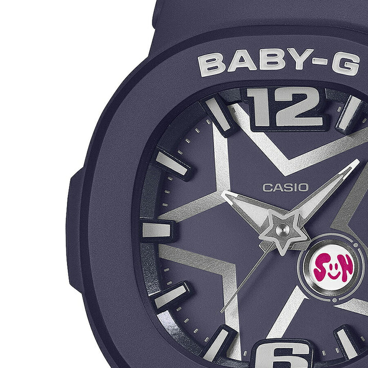 BABY-G スペースポップダイヤル BGA-10D-2A1JF レディース 電池式 アナログ 樹脂バンド ネイビー