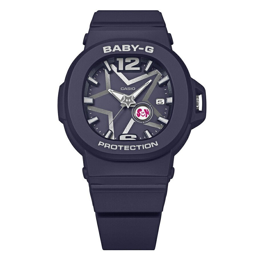 BABY-G スペースポップダイヤル BGA-10D-2A1JF レディース 電池式 アナログ 樹脂バンド ネイビー