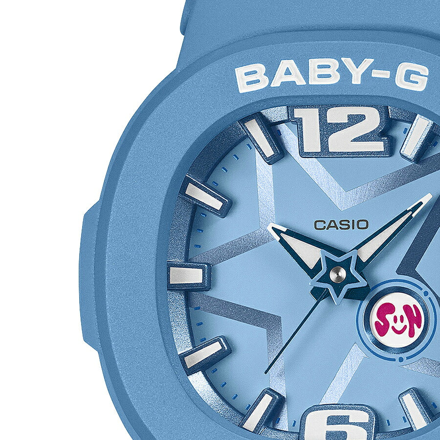 BABY-G スペースポップダイヤル BGA-10D-2A2JF レディース 電池式 アナログ 樹脂バンド ブルー