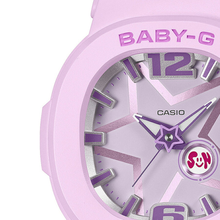 BABY-G スペースポップダイヤル BGA-10D-6AJF レディース 電池式 アナログ 樹脂バンド ピンク