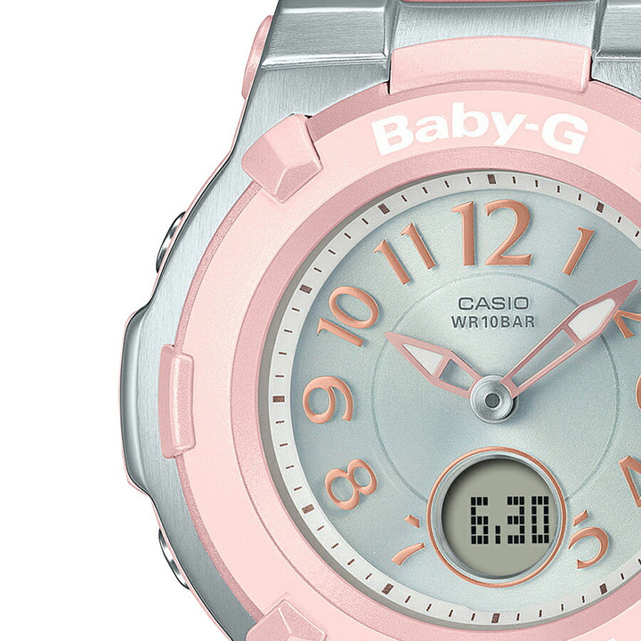 BABY-G 電波ソーラー BGA-1100-4B2JF レディース アナデジ 樹脂バンド ピンク