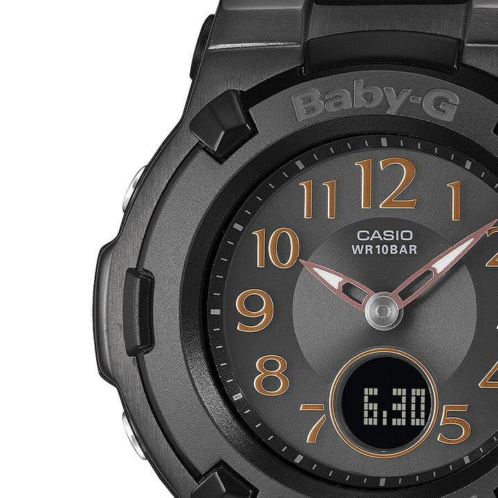 BABY-G ダークカラーズ ブラック BGA-1100DC-1AJF レディース 電波 ソーラー アナデジ 樹脂バンド