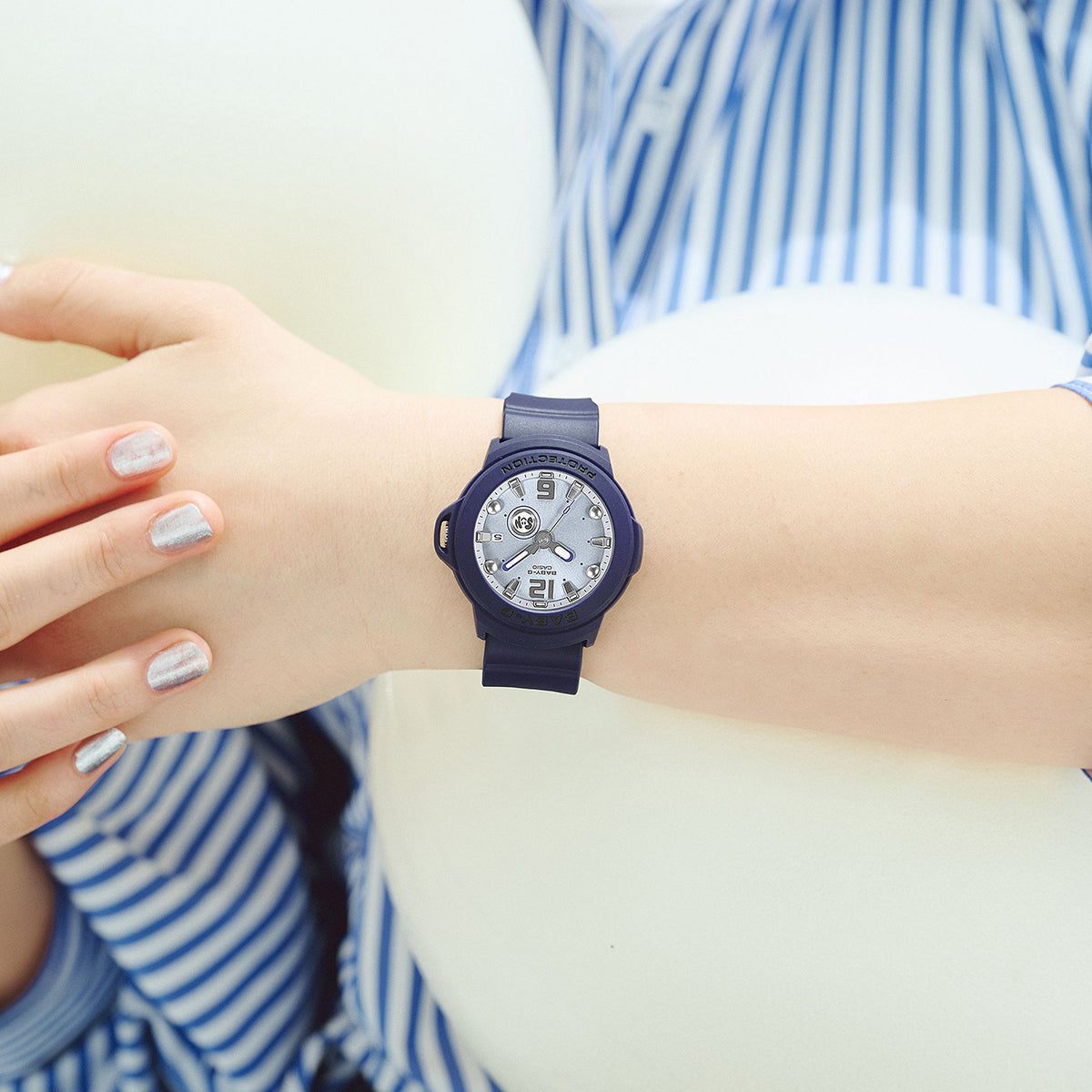 BABY-G ネイビー 時計 4月17日発売》BABY-G BABY-G+PLUS ベイビージープラス BGA-15K-2AJR