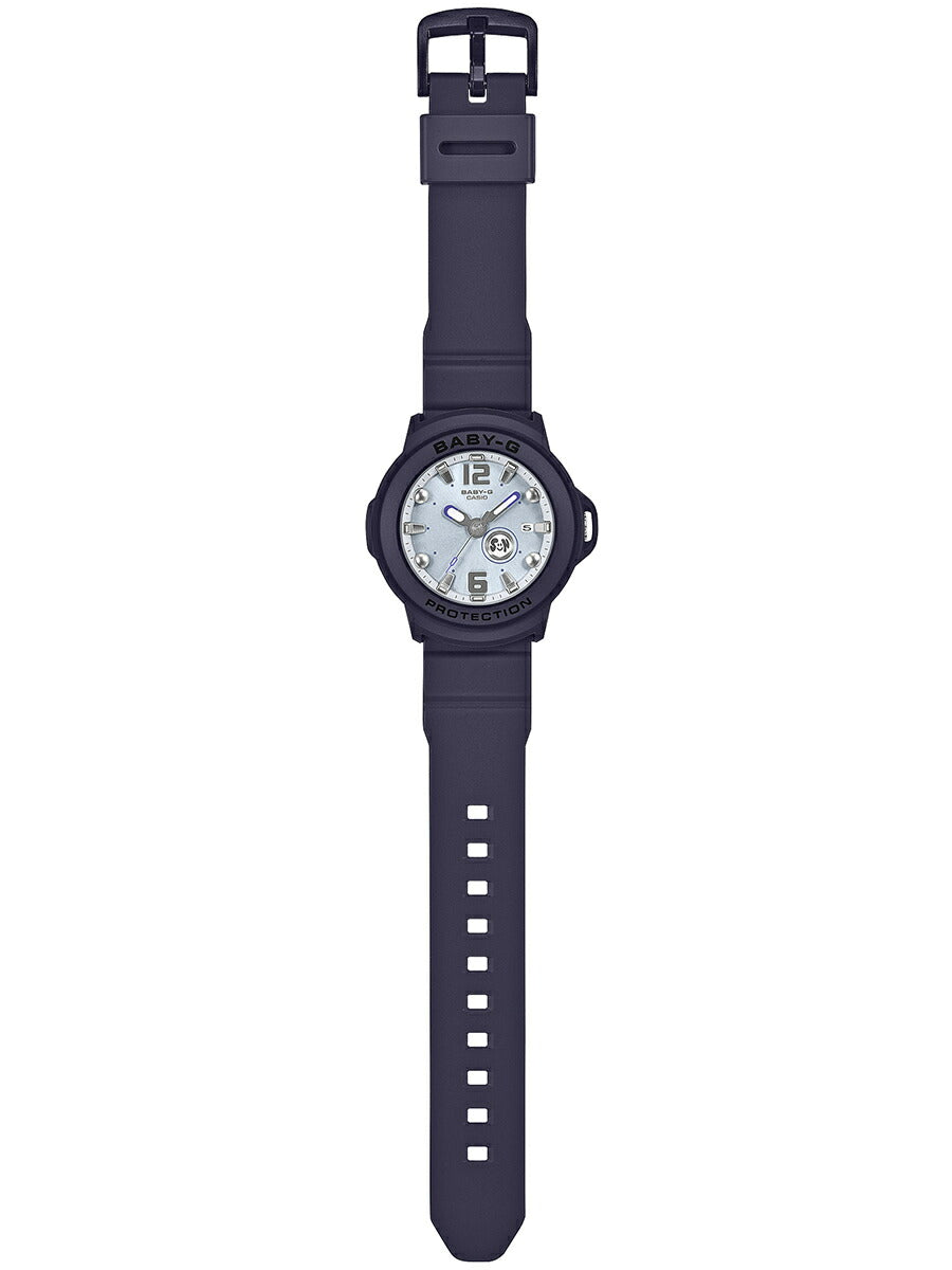 BABY-G BABY-G+PLUS ベイビージープラス BGA-15K-2AJR レディース 電池式 アナログ 3針 樹脂バンド ネイビー 専用ホルダーつき