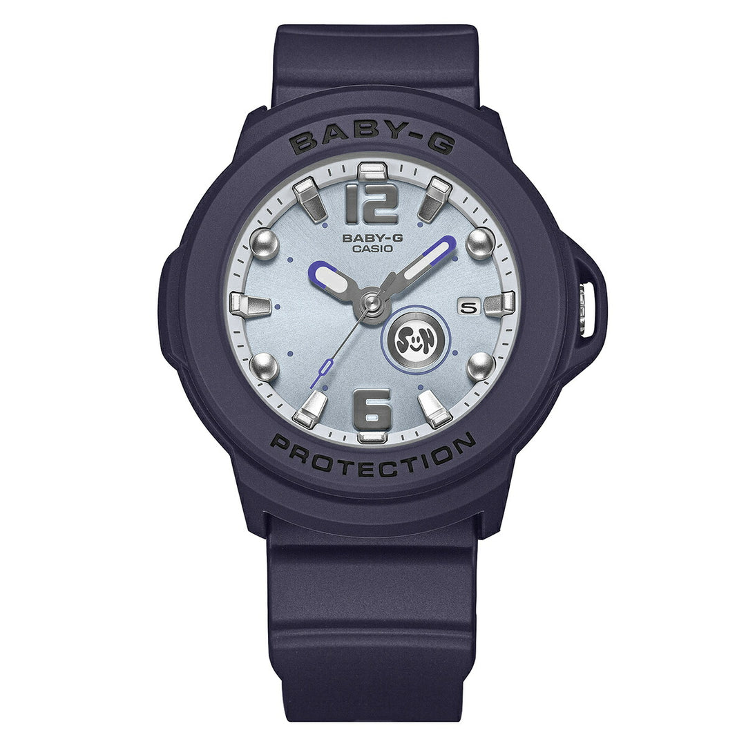 BABY-G BABY-G+PLUS ベイビージープラス BGA-15K-2AJR レディース 電池式 アナログ 3針 樹脂バンド ネイビー 専用ホルダーつき