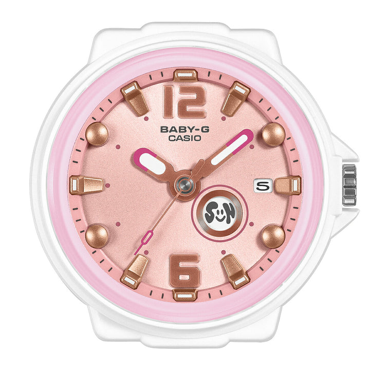 BABY-G BABY-G+PLUS ベイビージープラス BGA-15K-4AJR レディース 電池式 アナログ 3針 樹脂バンド ピンク 専用ホルダーつき