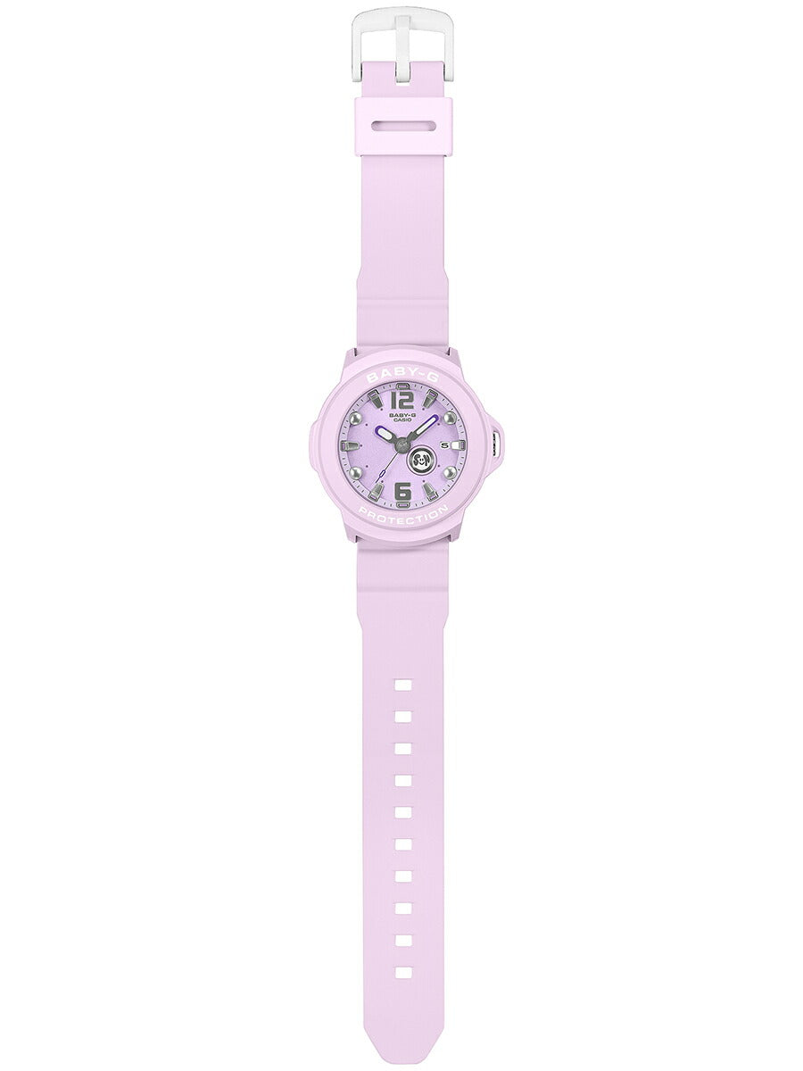 BABY-G BABY-G+PLUS ベイビージープラス BGA-15K-6AJR レディース 電池式 アナログ 3針 樹脂バンド パープル 専用ホルダーつき